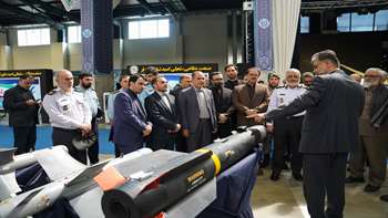 بازدید رئیس سازمان بازرسی از نمایشگاه صنعت دفاعی کشور 